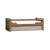 Nature 80 Кровать 90х190 Дуб табачный Craft Мокко